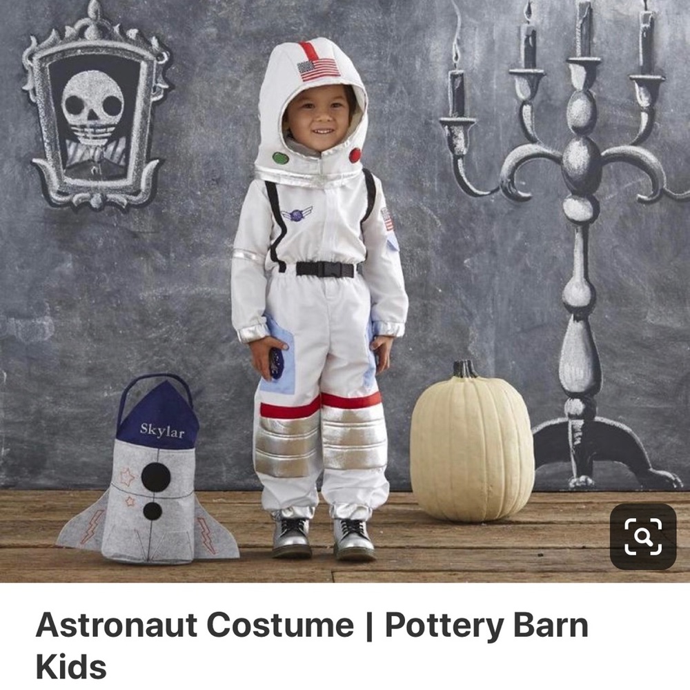 Astronaut costume 3t Pottery Barn kids